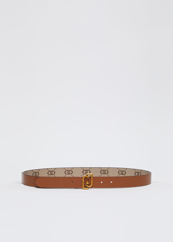 Liu Jo Cintura Reversibile Con Fibbia Logata