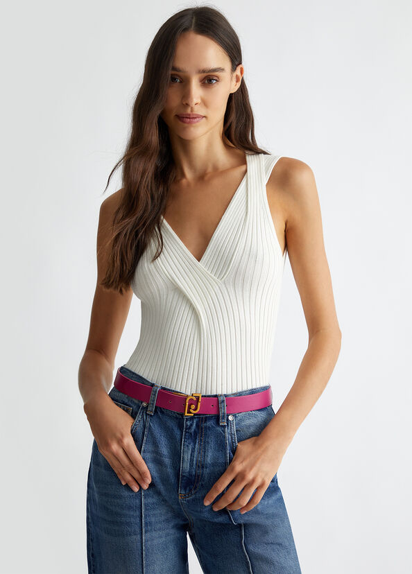 Liu Jo Cintura Reversibile Con Fibbia Logata