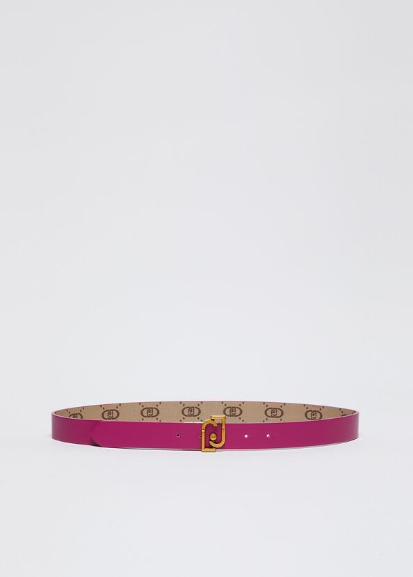 Liu Jo Cintura Reversibile Con Fibbia Logata