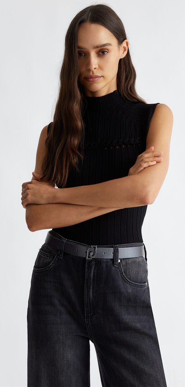 Liu Jo Cintura reversibile con fibbia logata