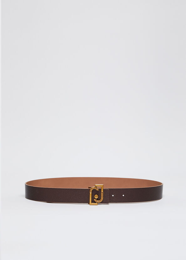 Liu Jo Cintura Reversibile Con Fibbia Logata