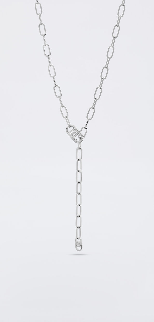 Liu Jo Collana monogram con brill