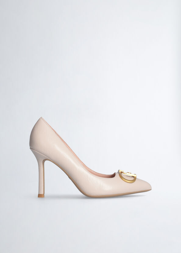 Liu Jo Décolleté Avorio Con Maxi Logo