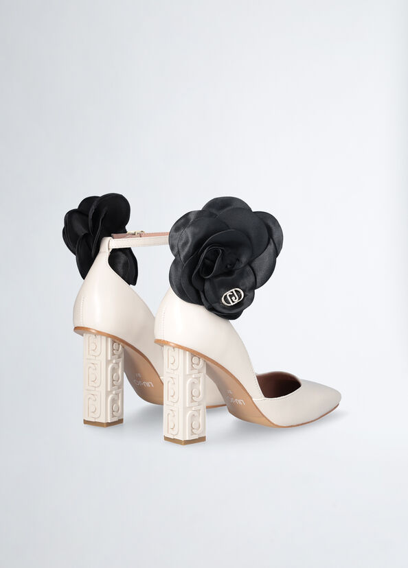 Liu Jo Décolleté Bianche Con Fiore