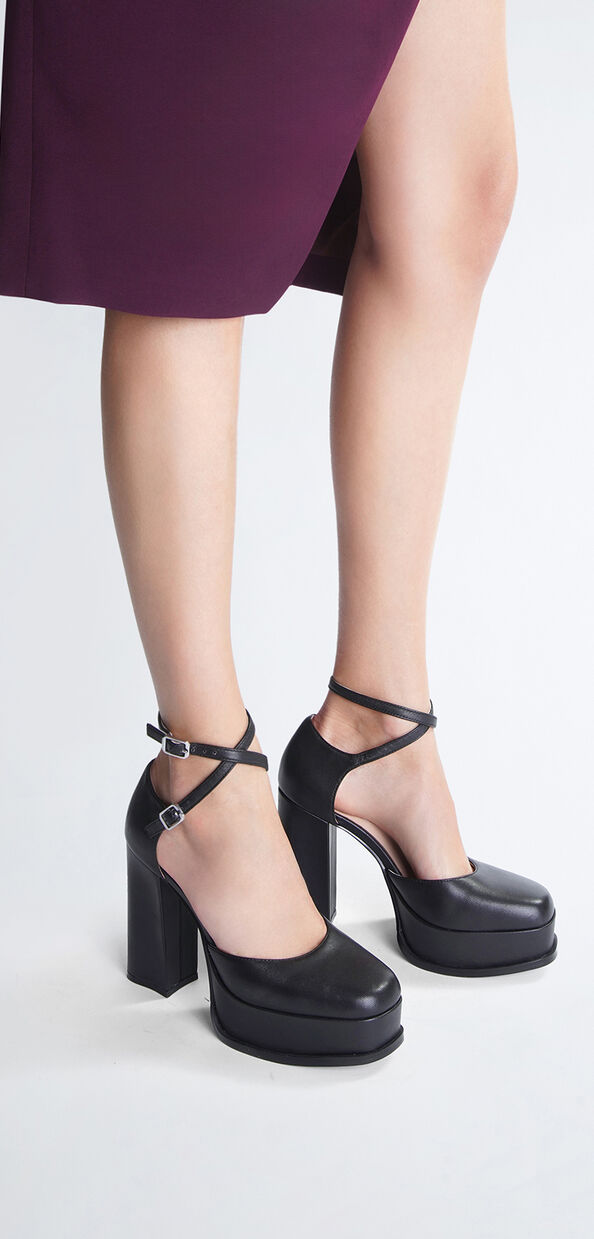 Liu Jo Décolleté nere in pelle