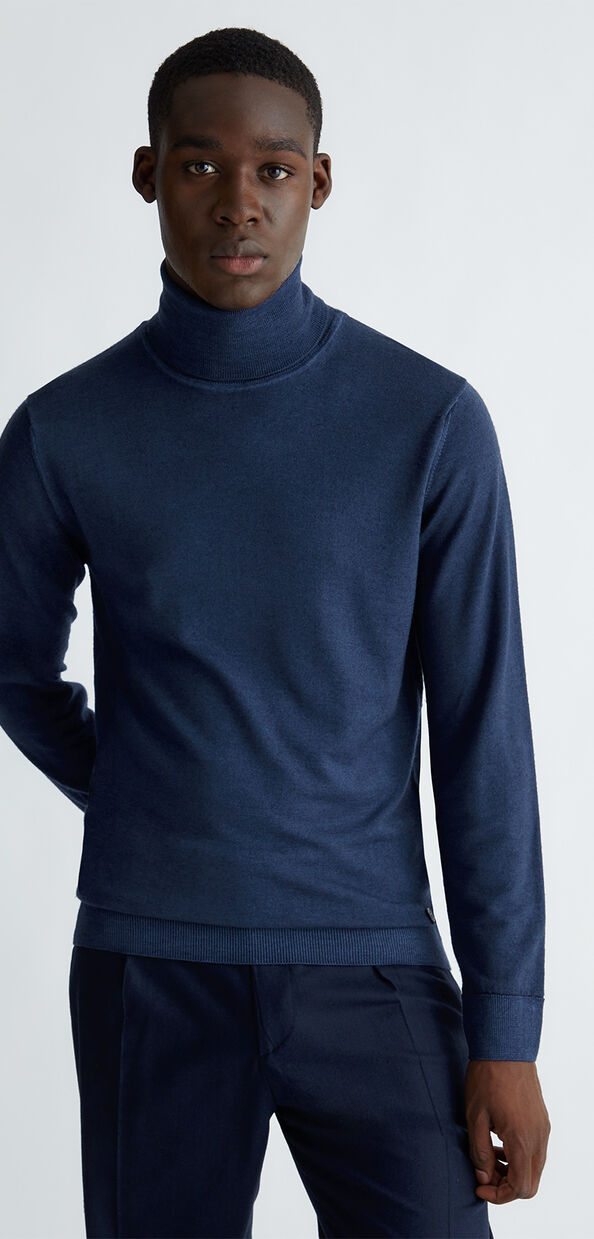 Liu Jo Dolcevita blu 100% lana