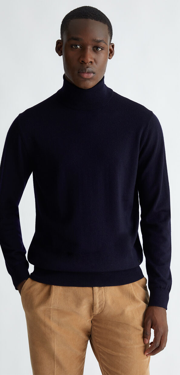 Liu Jo Dolcevita blu in lana