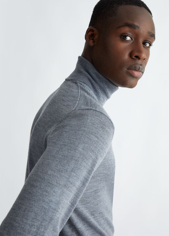 Liu Jo Dolcevita Grigio In Lana