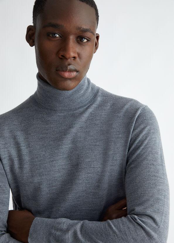 Liu Jo Dolcevita Grigio In Lana