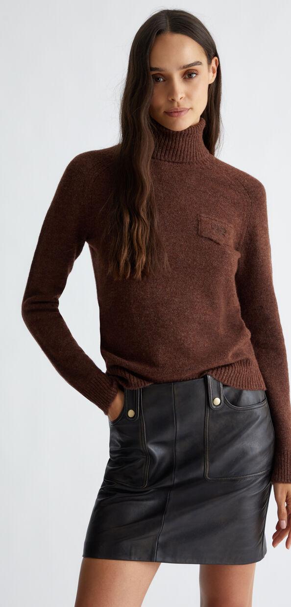 Liu Jo Dolcevita in misto lana con logo