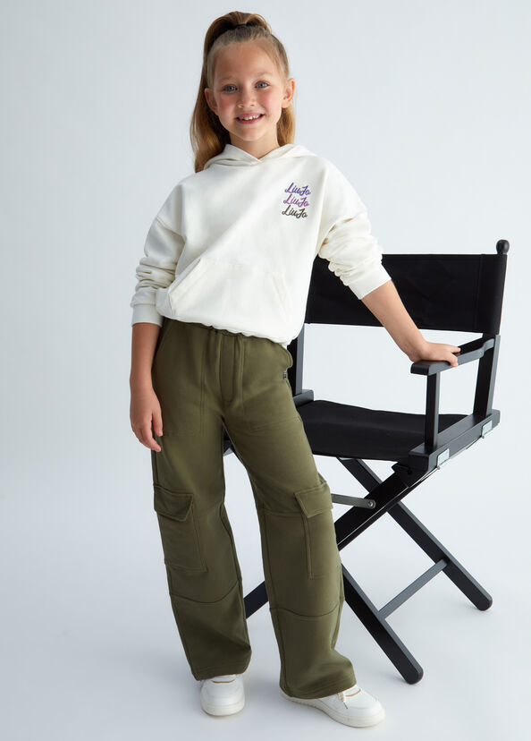 Liu Jo Felpa Con Cappuccio E Logo