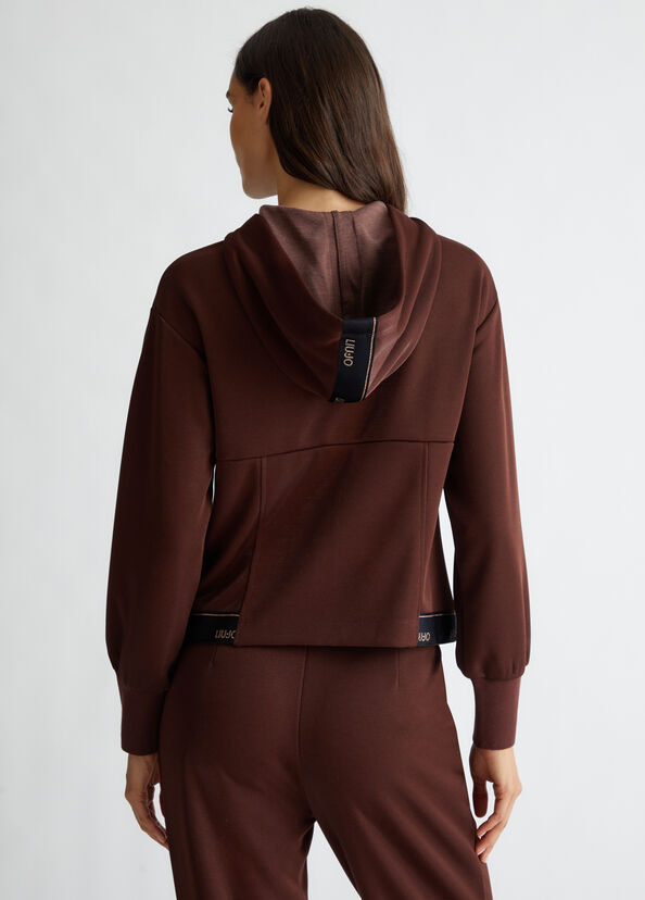 Liu Jo Felpa Con Cappuccio E Zip