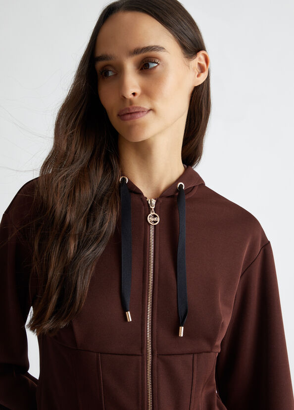 Liu Jo Felpa Con Cappuccio E Zip