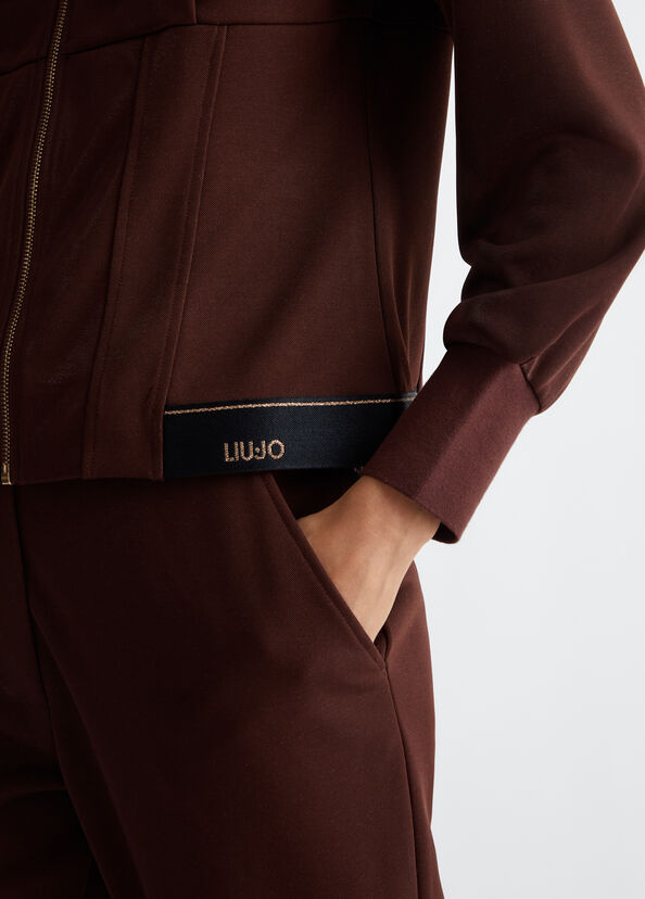 Liu Jo Felpa Con Cappuccio E Zip