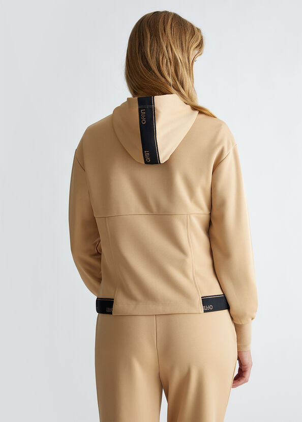 Liu Jo Felpa Con Cappuccio E Zip