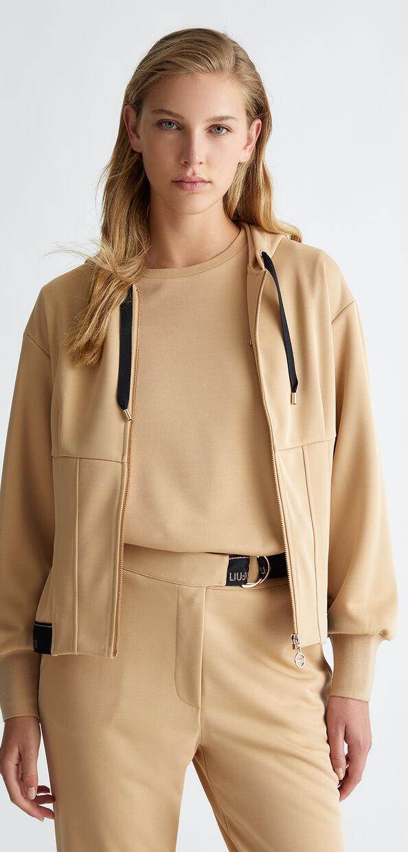 Liu Jo Felpa con cappuccio e zip