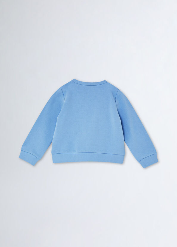 Liu Jo Felpa Con Logo E Strass