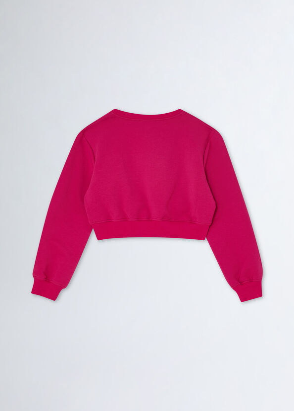 Liu Jo Felpa Con Logo Ricamato