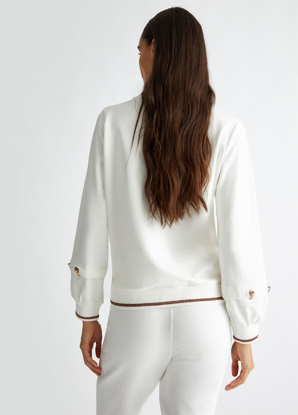 Liu Jo Felpa In Cotone Stretch