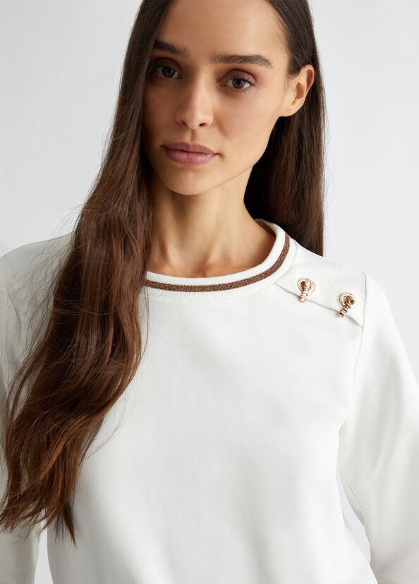 Liu Jo Felpa In Cotone Stretch