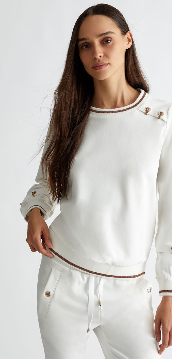 Liu Jo Felpa in cotone stretch