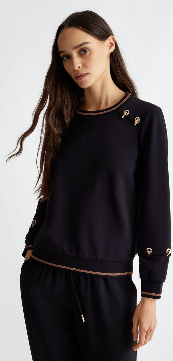 Liu Jo Felpa in cotone stretch