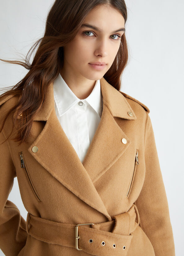 Liu Jo Giacca Biker In Misto Lana