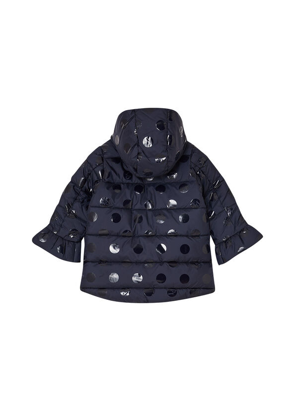 Liu Jo Giacca Blu Con Cappuccio Imbottita