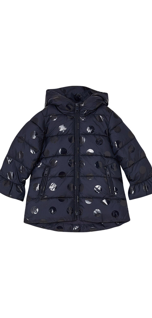 Liu Jo Giacca blu con cappuccio imbottita