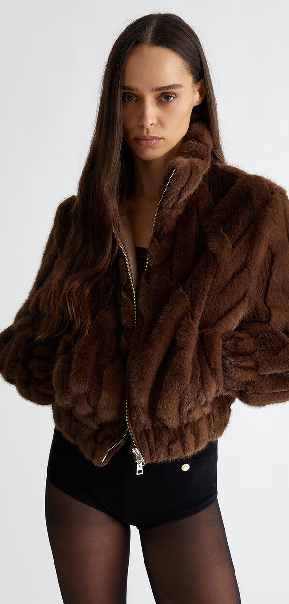 Liu Jo Giacca in pelliccia sintetica