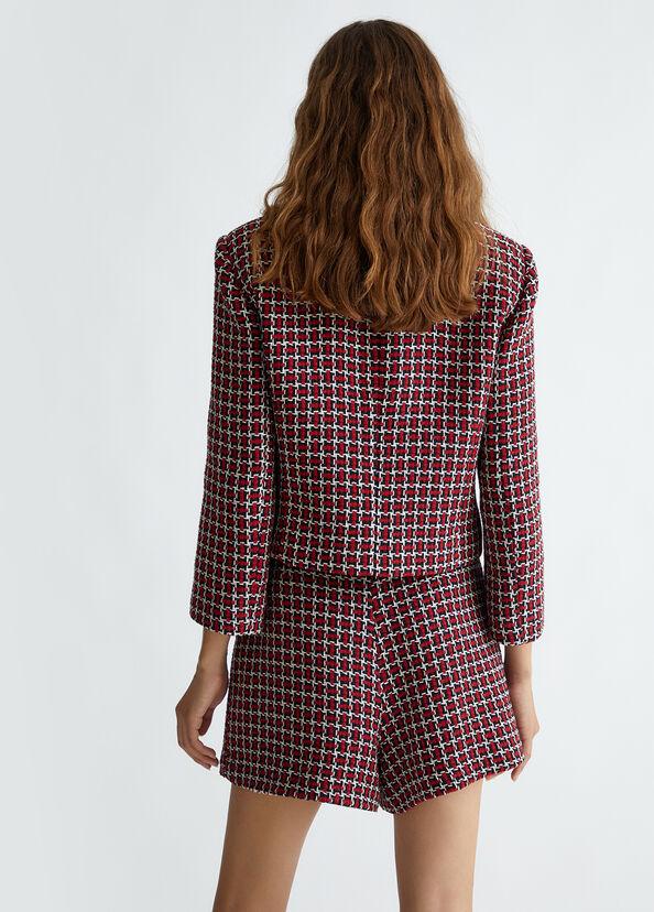 Liu Jo Giacca In Tweed Con Colletto