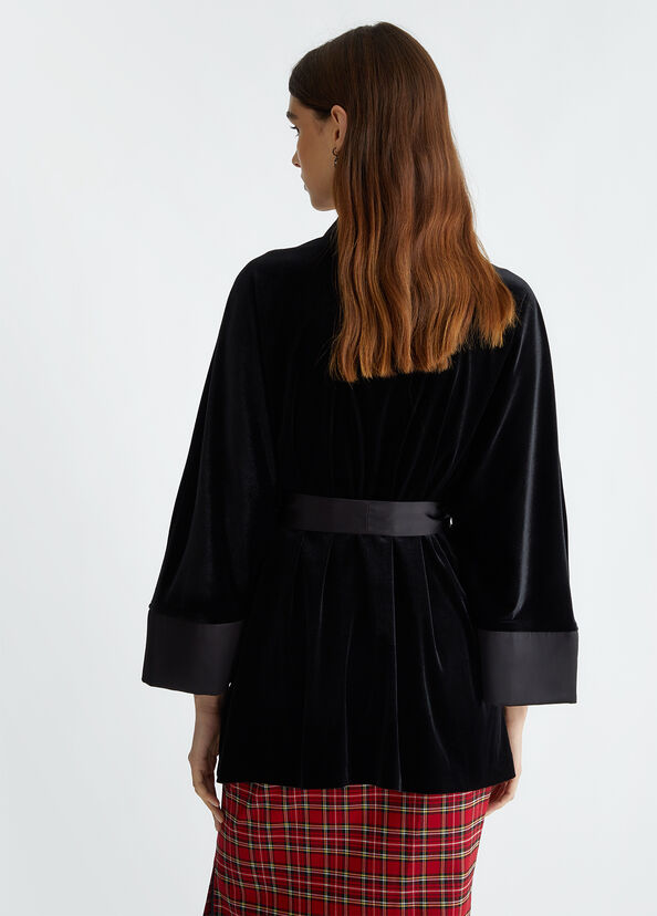 Liu Jo Giacca Kimono In Velluto