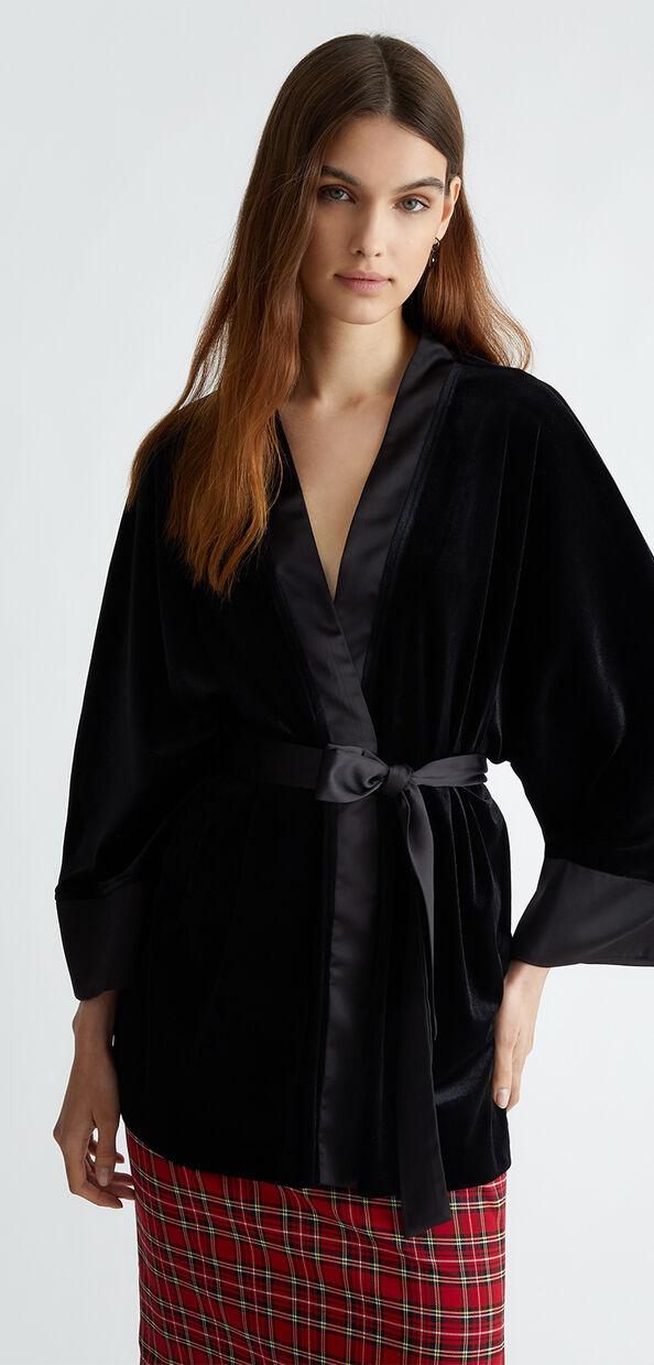 Liu Jo Giacca kimono in velluto