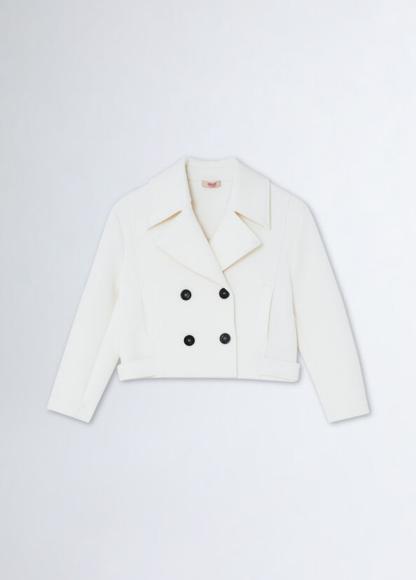 Liu Jo Giaccone Doppiopetto In Jersey