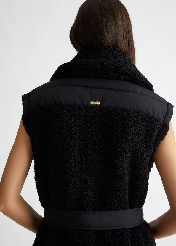 Liu Jo Giaccone In Teddy E Nylon Trapuntato