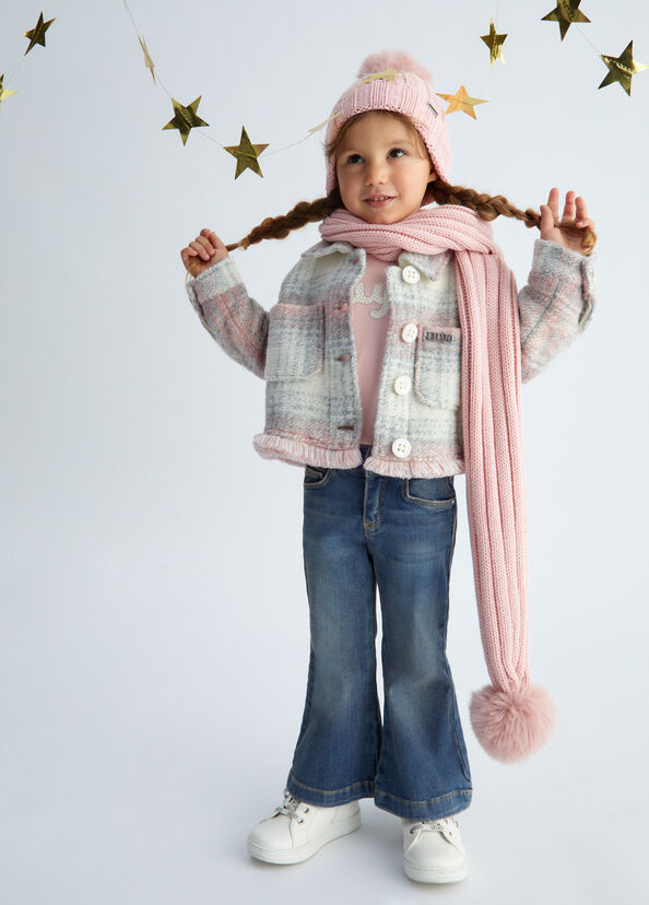 Liu Jo Giubbotto Check In Misto Lana