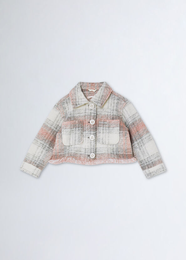 Liu Jo Giubbotto Check In Misto Lana