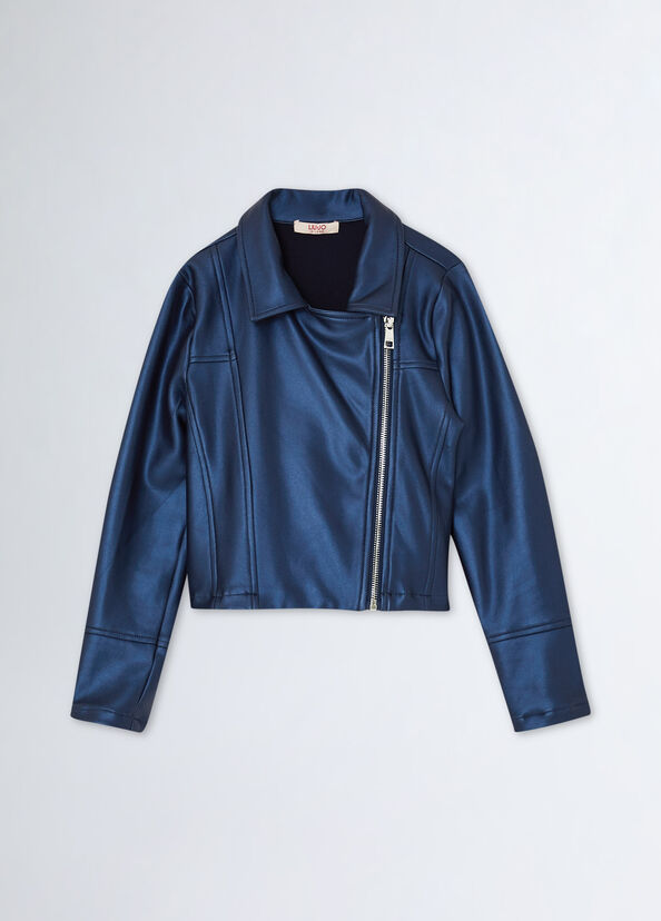 Liu Jo Giubbotto In Jersey Lucido