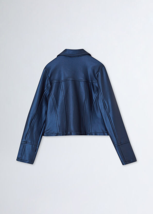 Liu Jo Giubbotto In Jersey Lucido