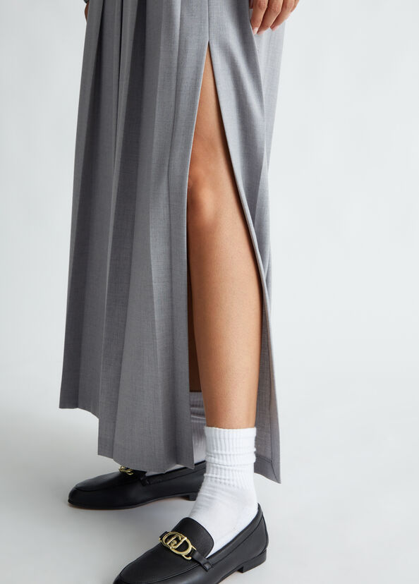 Liu Jo Gonna A Pieghe In Twill