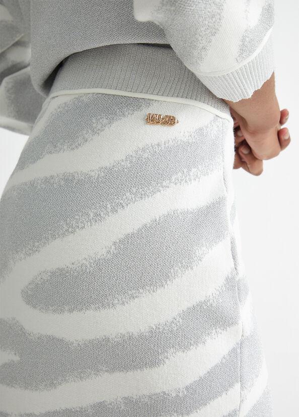 Liu Jo Gonna Animalier In Maglia