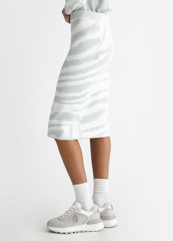 Liu Jo Gonna Animalier In Maglia