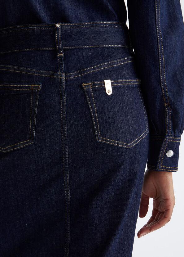 Liu Jo Gonna In Denim Con Cintura