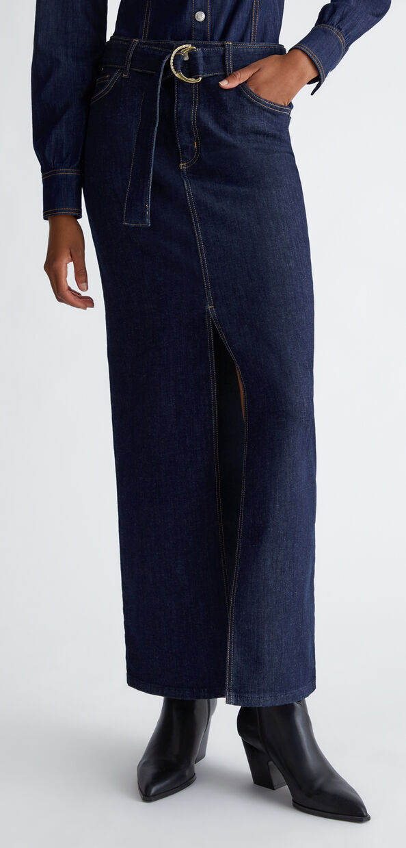 Liu Jo Gonna in denim con cintura