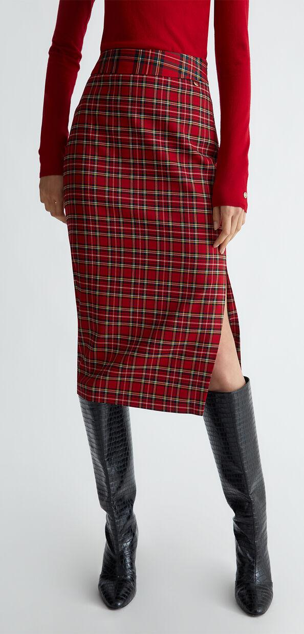 Liu Jo Gonna longuette in tartan