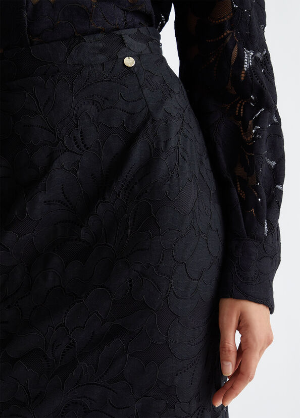 Liu Jo Gonna Nera In Pizzo