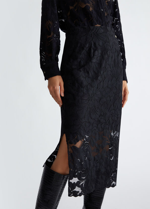 Liu Jo Gonna Nera In Pizzo