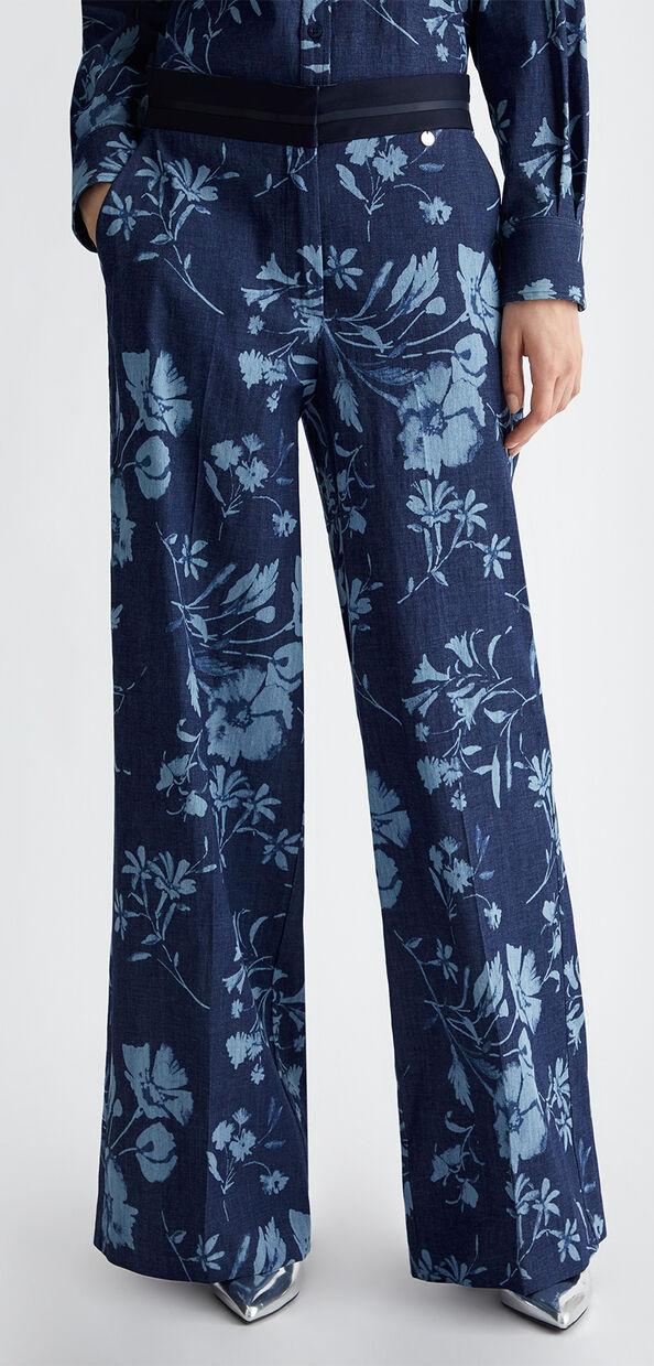 Liu Jo Jeans a palazzo con stampa floreale