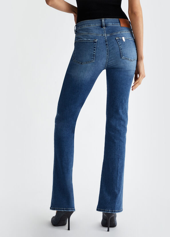 Liu Jo Jeans Bootcut A Vita Alta