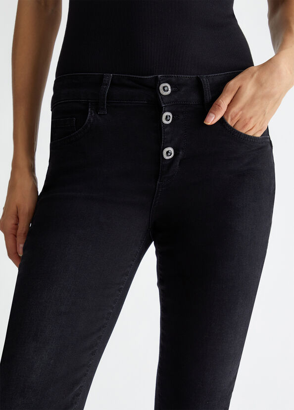 Liu Jo Jeans Bootcut Con Bottoni